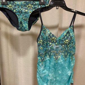 Prana Tankini with reversible bottom